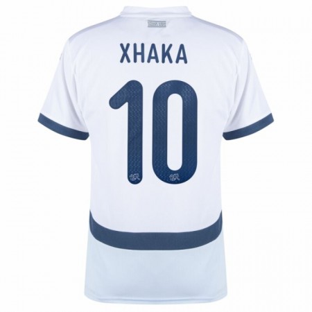 Camiseta de fútbol Suiza Xhaka 10 2ª equipación Euro 2024 Camiseta de fútbol Suiza Xhaka 10 2ª equipación Euro 2024